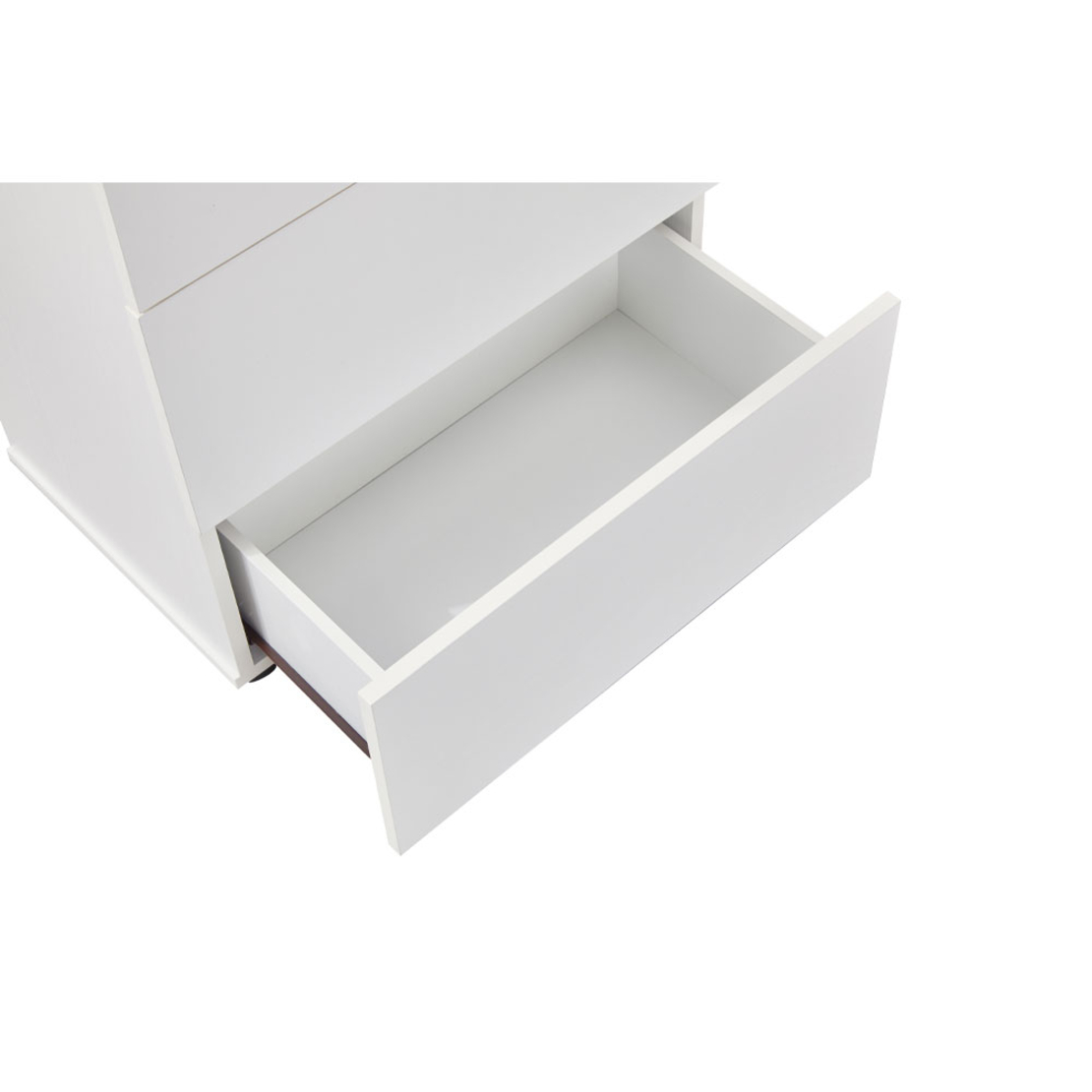 LUCIDO PEDESTAL 5DRAWERS MELAMINE WHITE OAK NATURAL E1 PRC