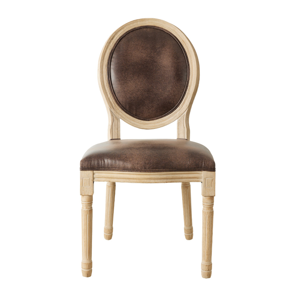 LUDOVIQUE CHAIR WOOD BIRCH BROWN ANTIQUE WOOD RUBBERWOOD NATURAL PRC