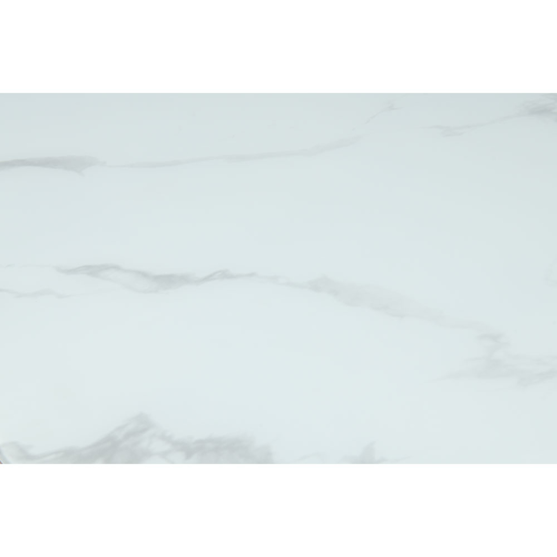 TOTEM TABLE SANDY GLASS WALNUT WHITE WITH MARBLE PATTERN VENEER ΟΑΚ E1 PRC