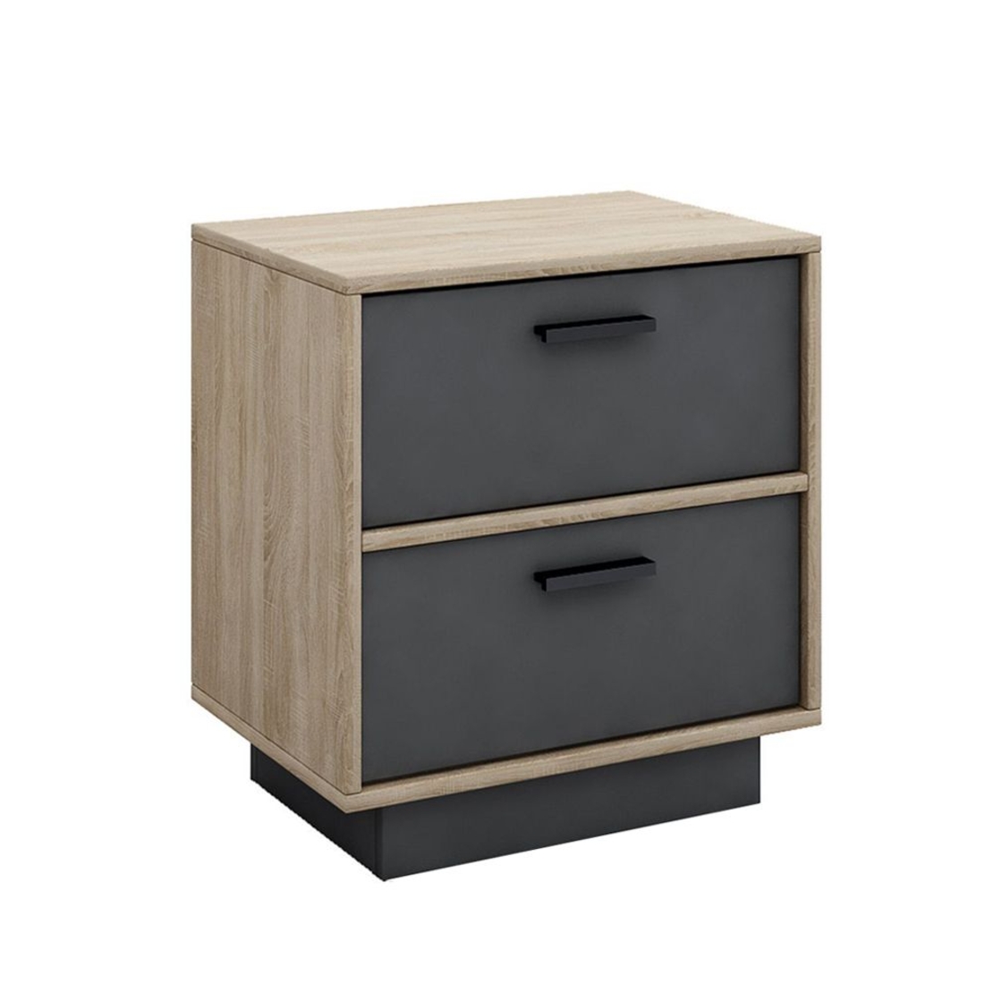 IMAGE NIGHTSTAND MELAMINE SONOMA GREY DARK E1 EU
