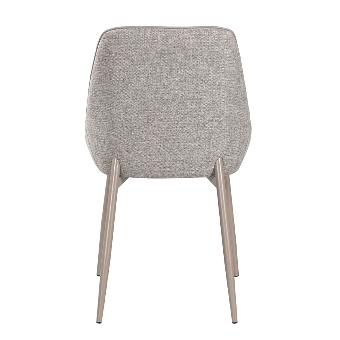 CALIPER CHAIR FABRIC BROWN CAPPUCCINO METAL CAPPUCCINO PRC