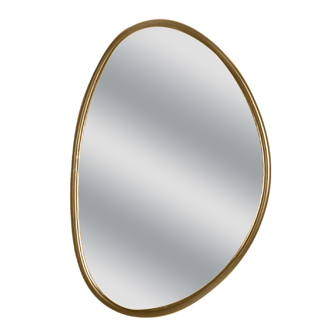STONE GOLD MIRROR WALL METAL GOLD MAT 35,6x2,5xH53,3cm PRC