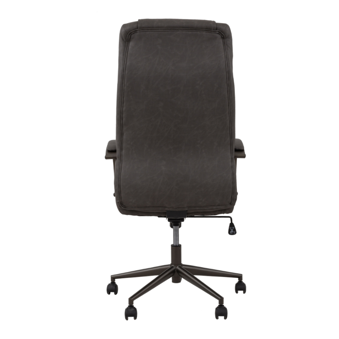 BOSS CHAIR DESK FABRIC BLACK GUNMETAL 63x68xH126cm PRC