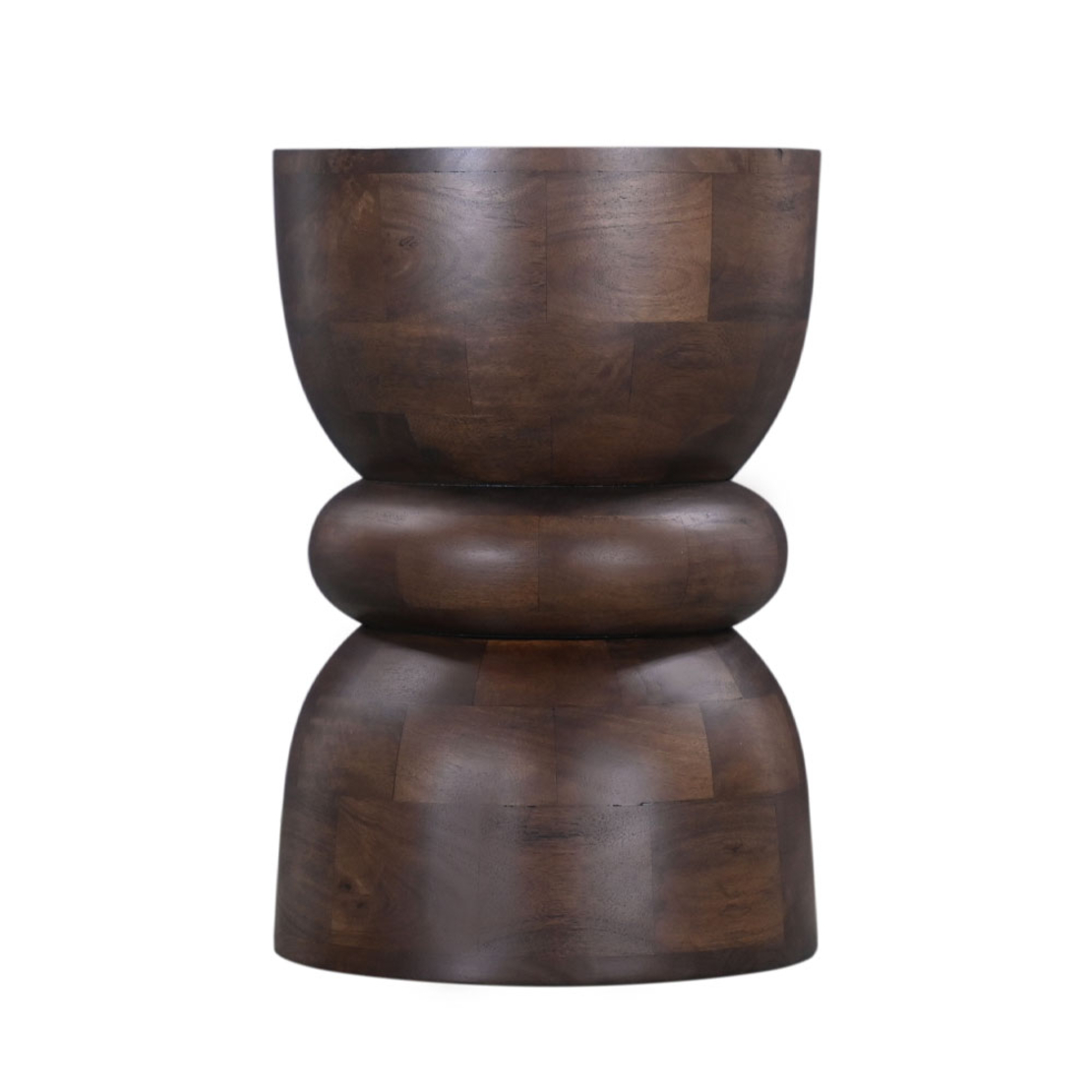 ASPEN SIDE TABLE WOOD MANGO WALNUT DARK 34x34xH50cm IN