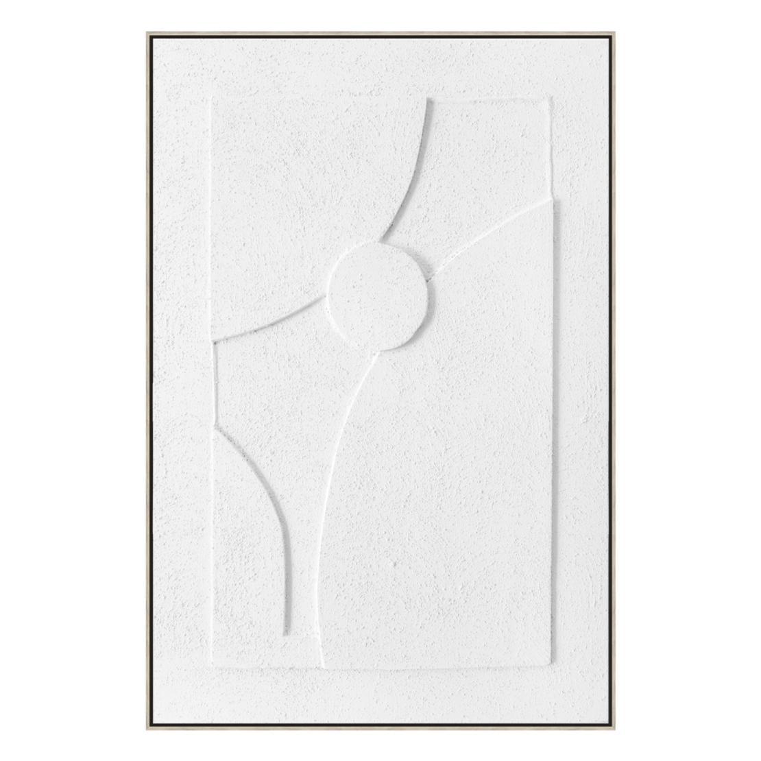 ALWAYS THE JOURNEY 2 PAINTING CANVAS WHITE WOOD FR