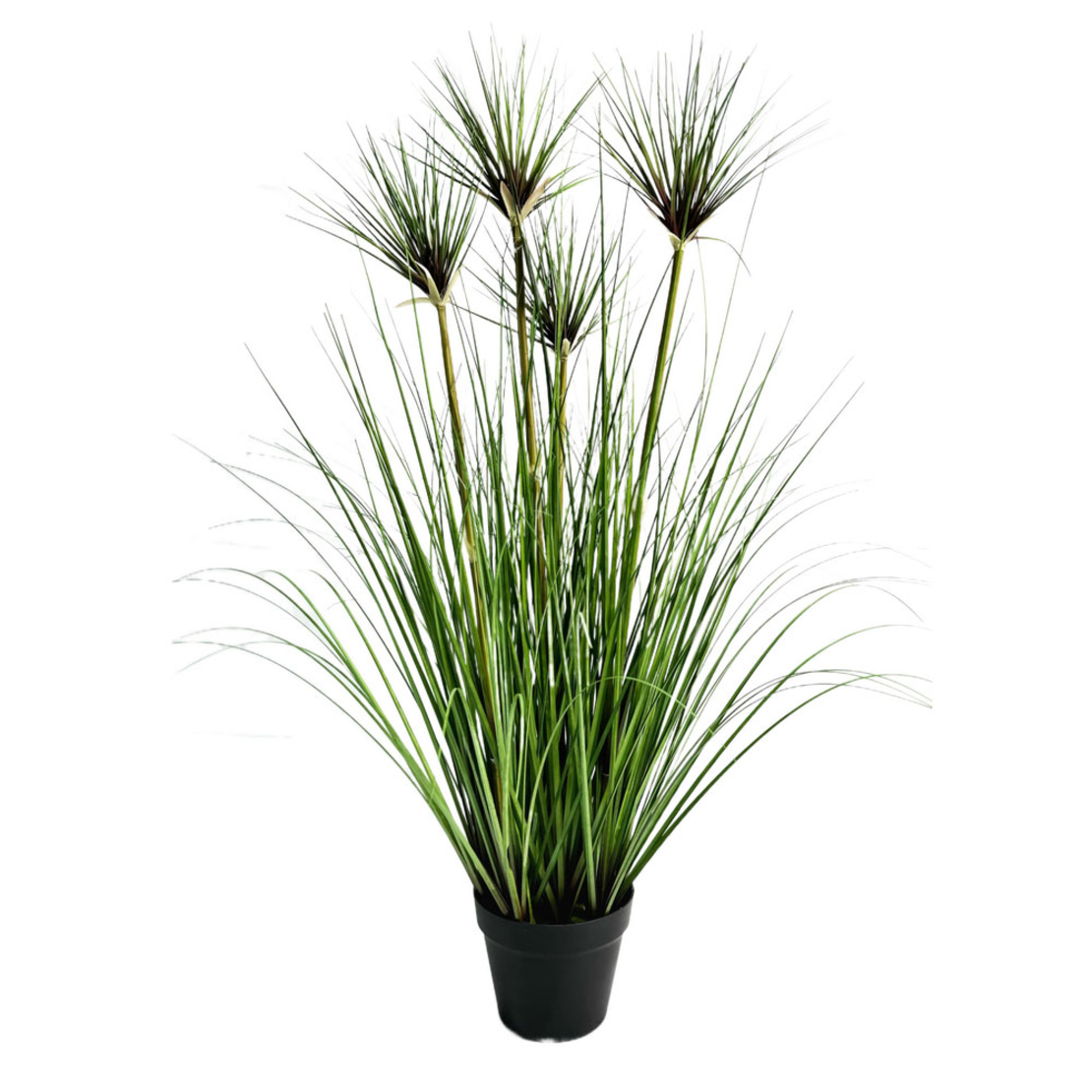 HEAD BAMBOO ARTIFICIAL PLANT IN POT PVC GREEN H95C
