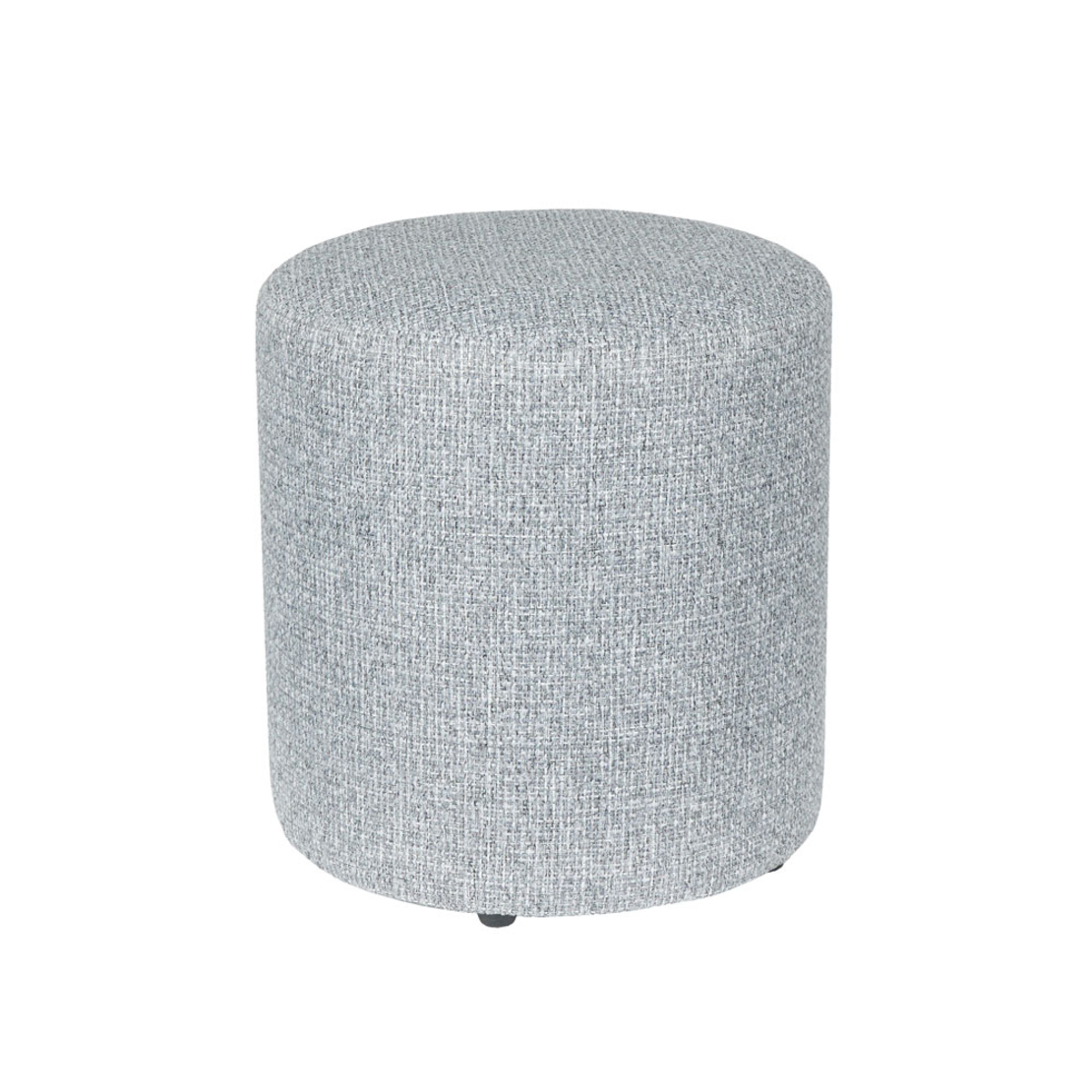 CYLINDER STOOL FABRIC GREY E1 PRC