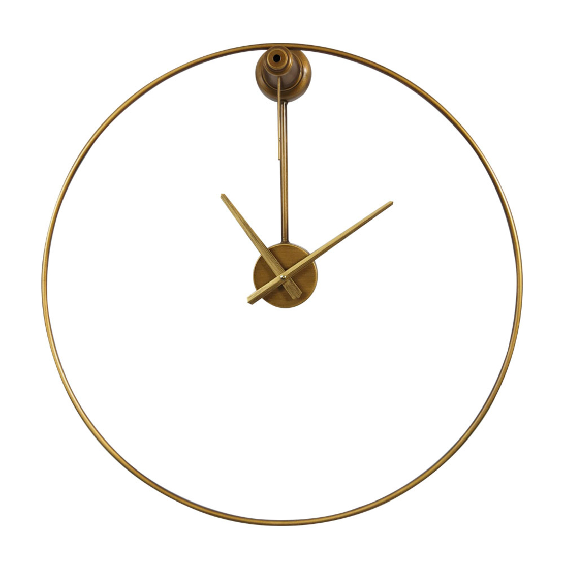 CICLO CLOCK WALL METAL GOLD D60xH10cm PRC