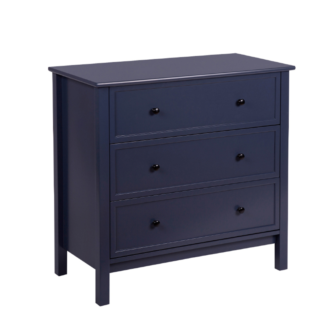 COUNTRY COMMODE 3DRAWERS MDF BLUE DARK E1 PRC