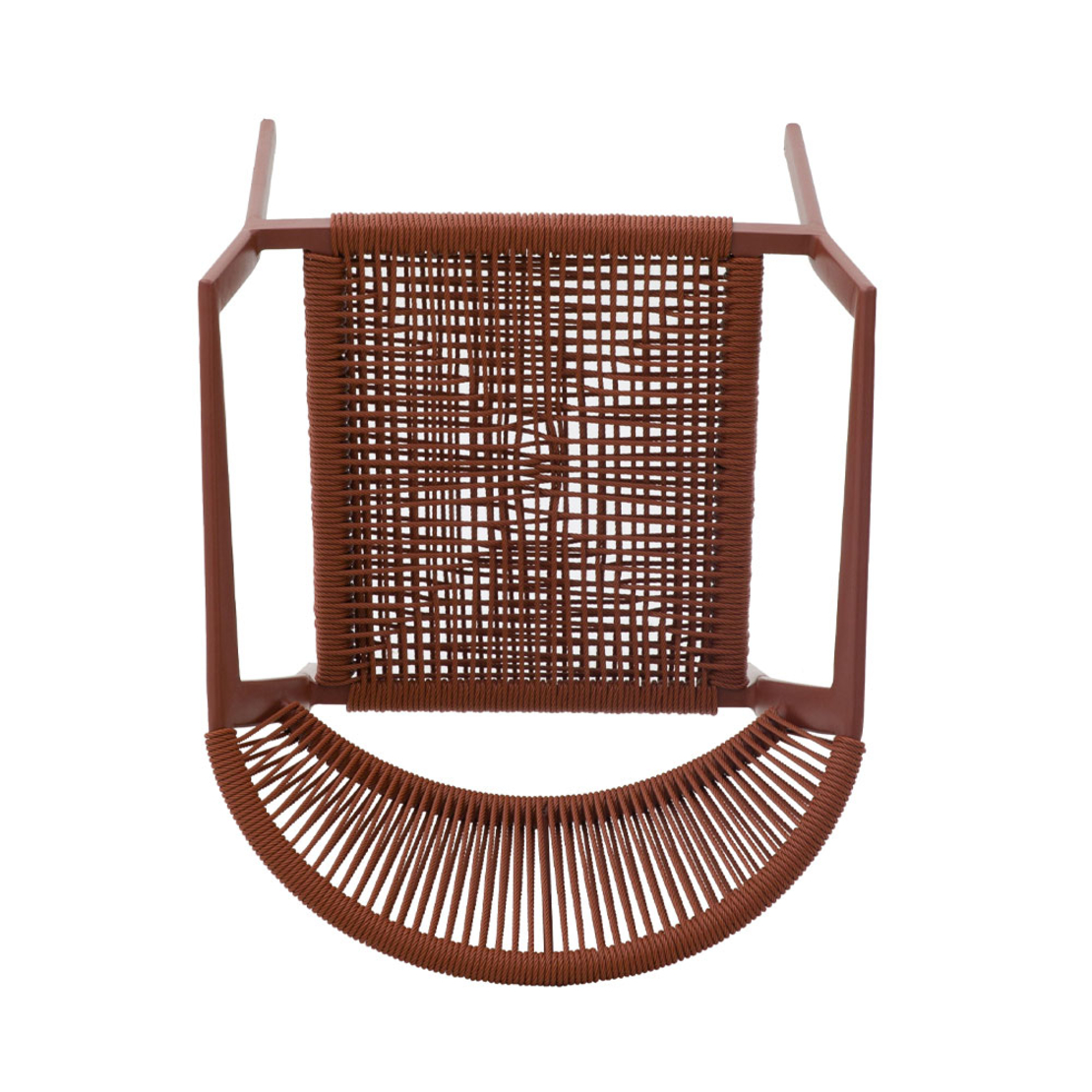 MAGIC ARMCHAIR ALUMINIUM TERRACOTTA 56x59,5xH80cm PRC