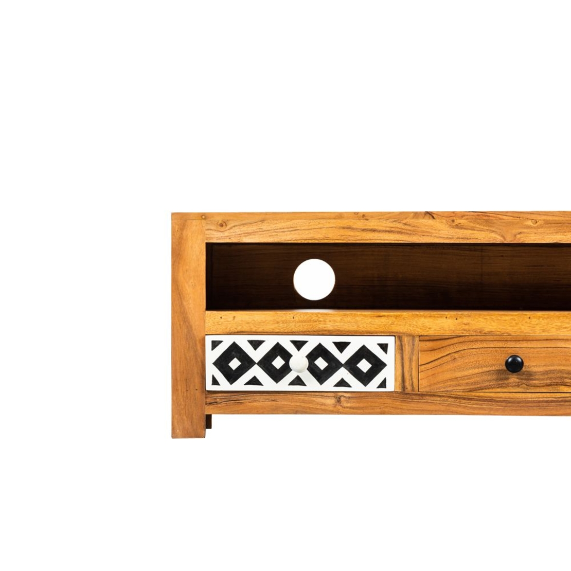 TRIBE TV STAND WOOD ACACIA WALNUT MULTICOLOR 120x30xH40cm IN