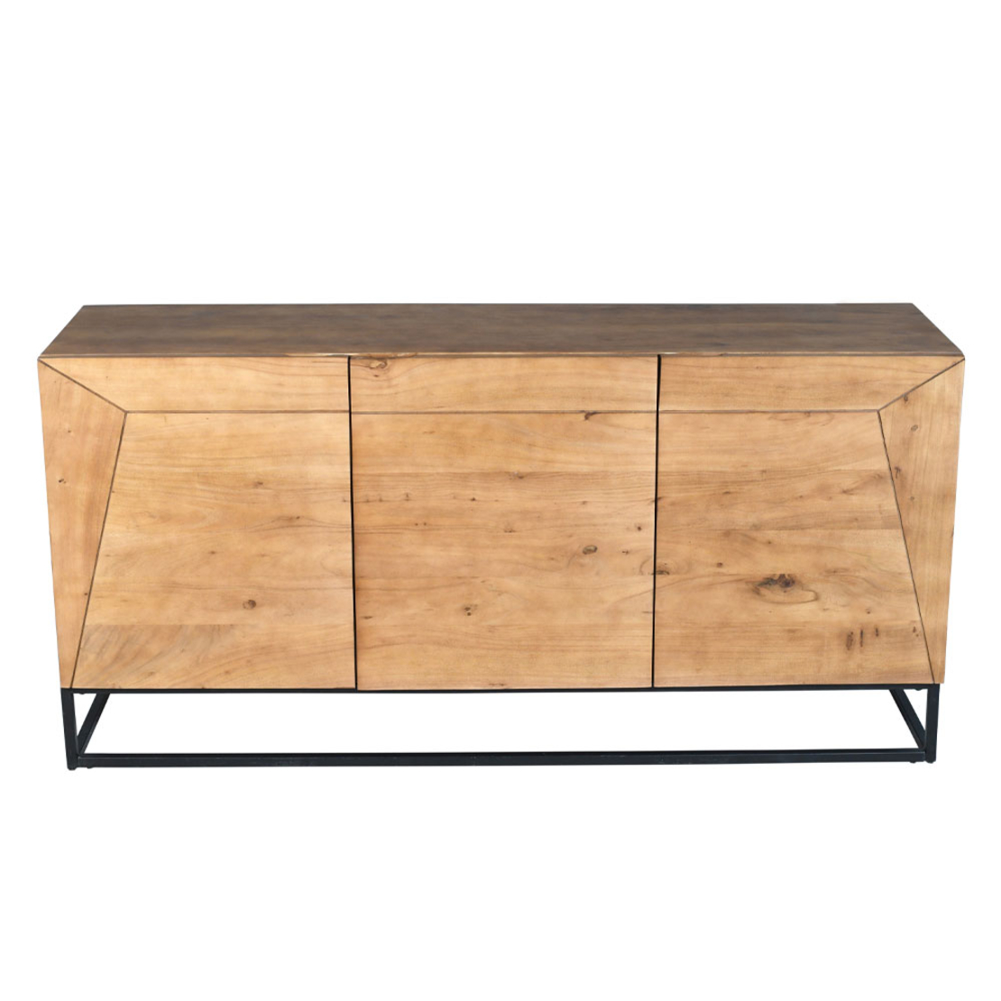 MINGLE SIDEBOARD WOOD ACACIA WALNUT METAL 160x45xH78cm IN