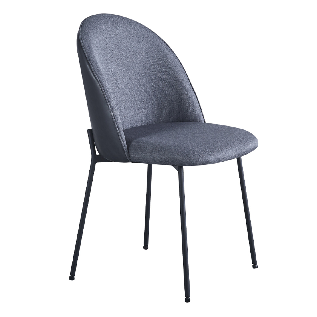 COSMO CHAIR FABRIC GREY DARK METAL BLACK E1 PRC