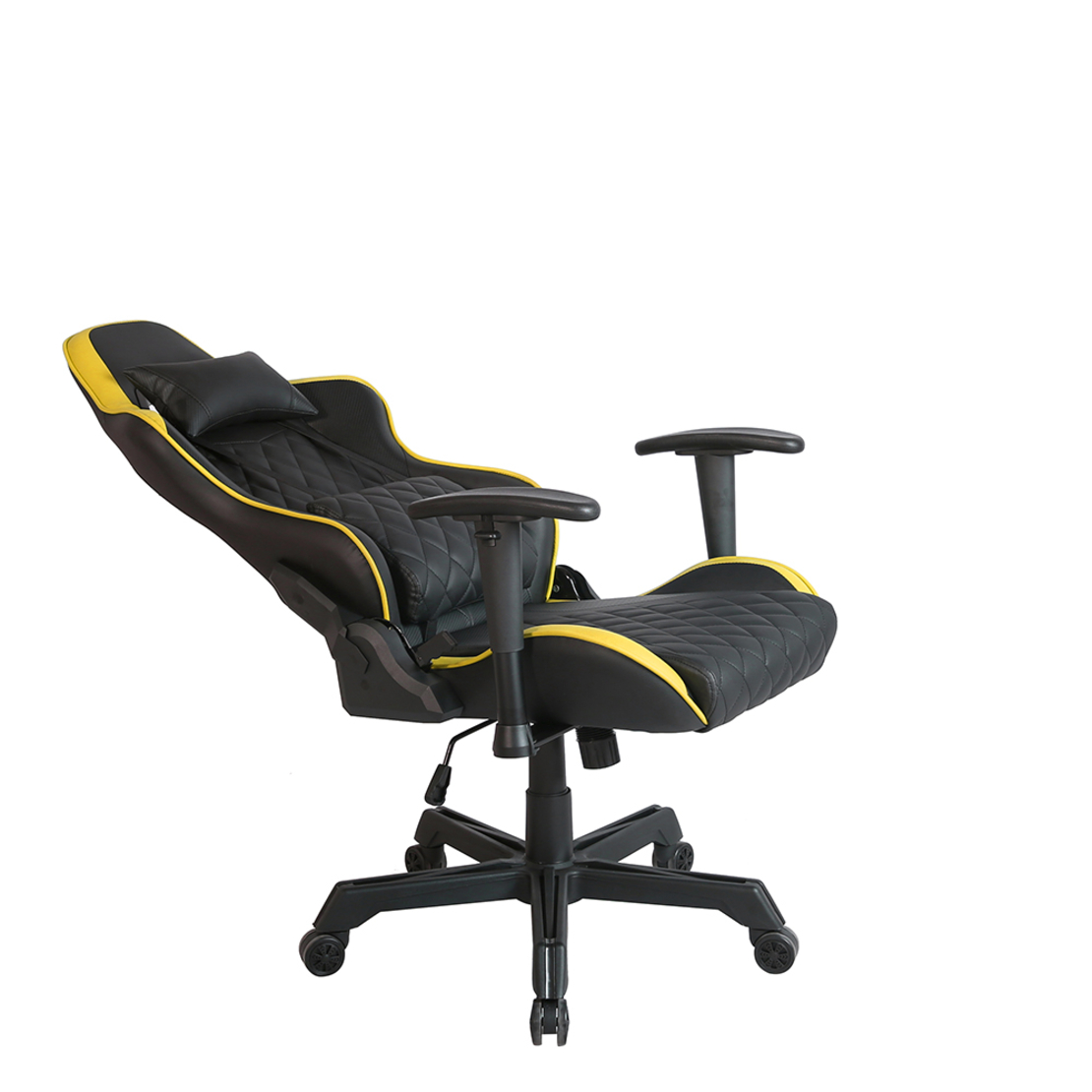 RANGER GAMING CHAIR DESK FABRIC BLACK NYLON YELLOW METAL 52x74xH138cm PRC