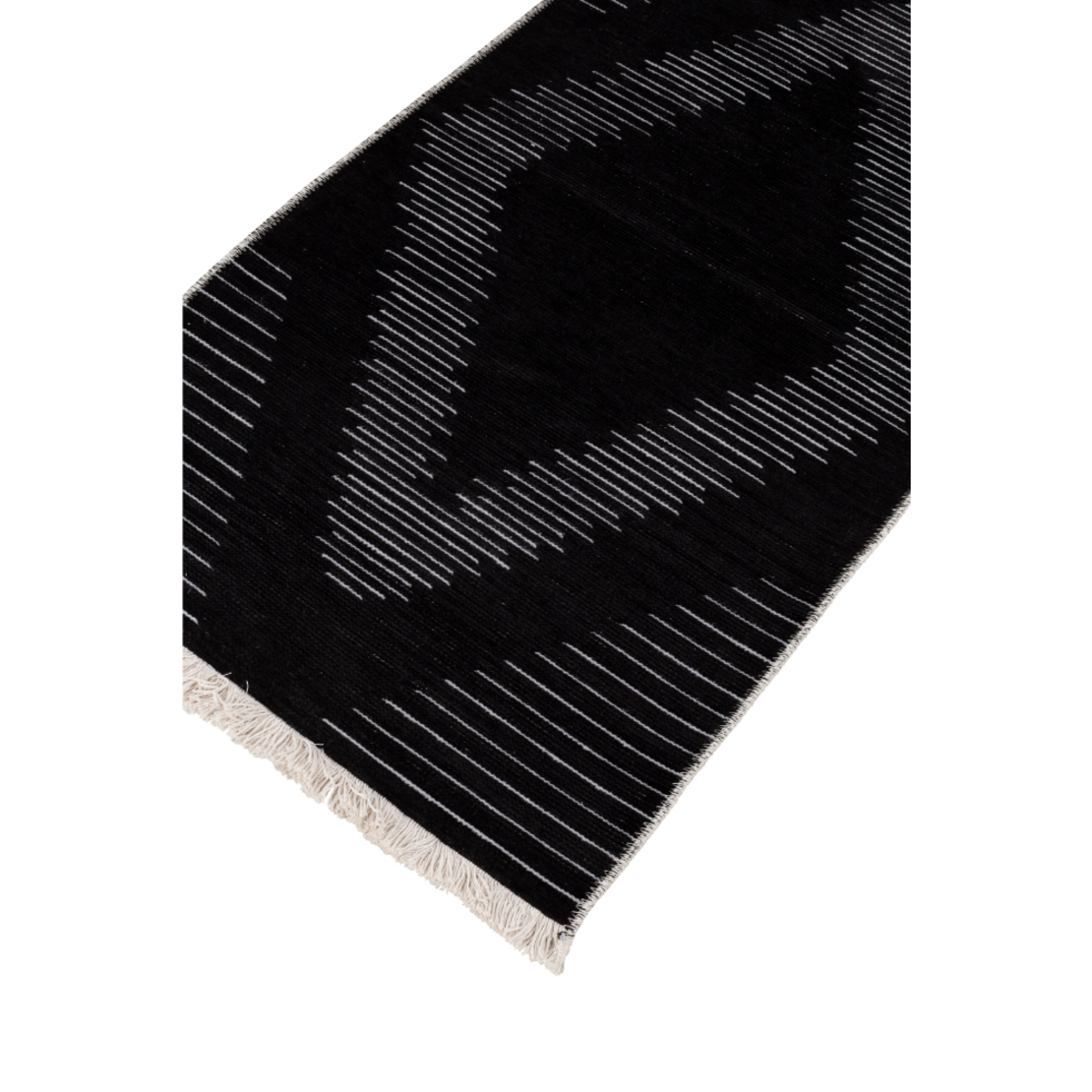 SIGHT CARPET FABRIC BLACK GREY 80x170xH1cm TR