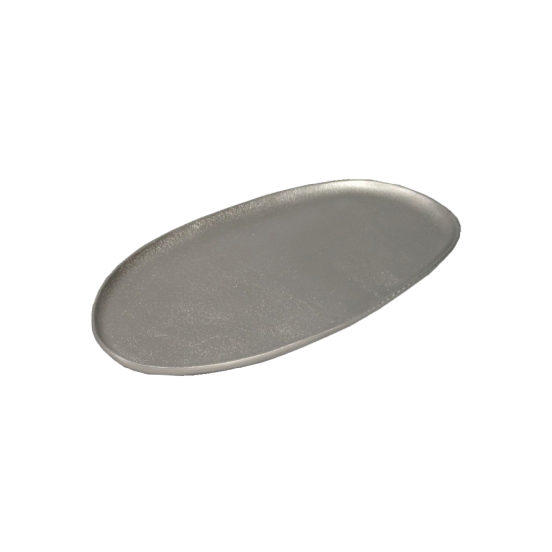 MANDY TRAY ALUMINIUM SILVER MATTE 31x17xH1cm IN