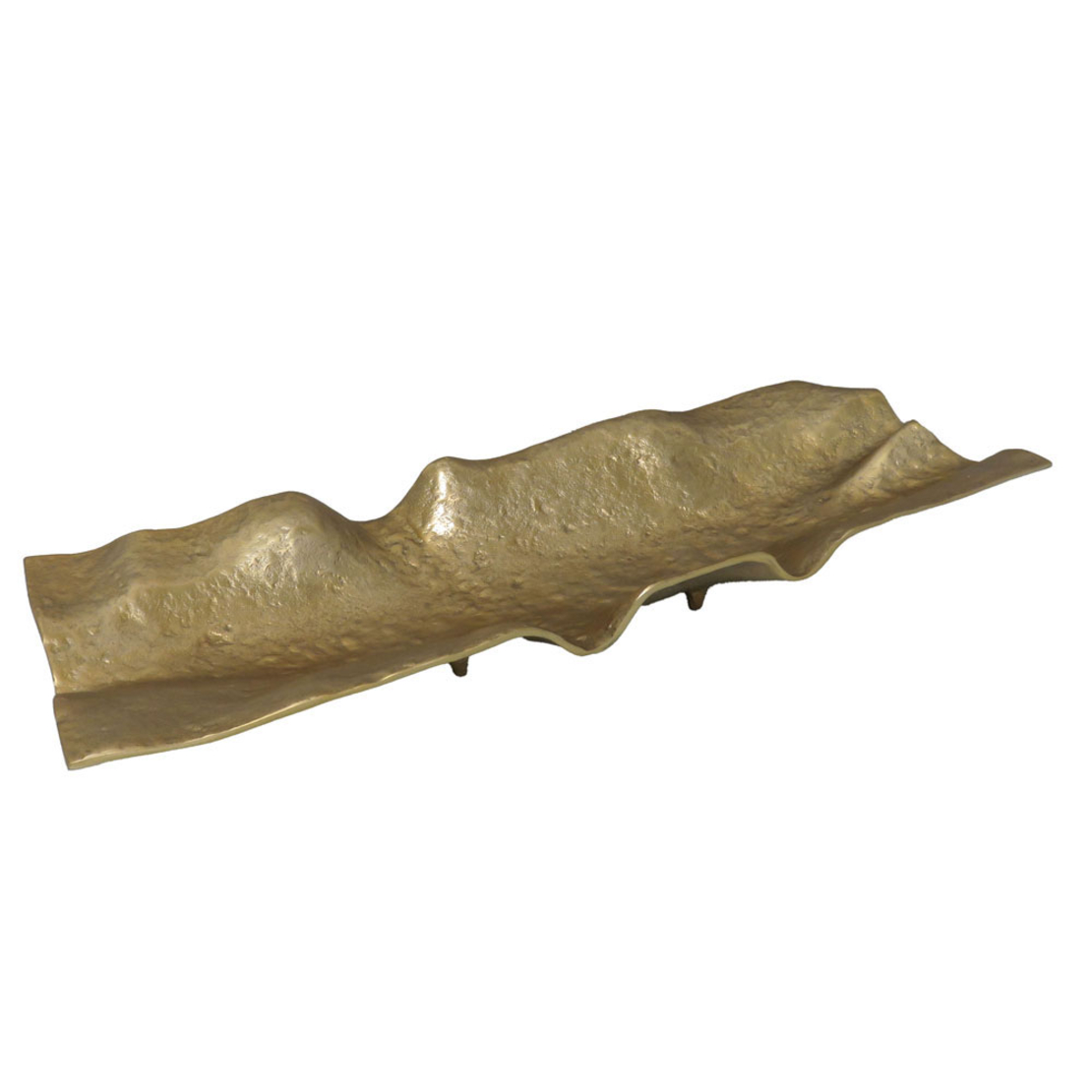 GRANTAS TRAY DECORATIVE 60x21x7 ALUMINIUM GOLD