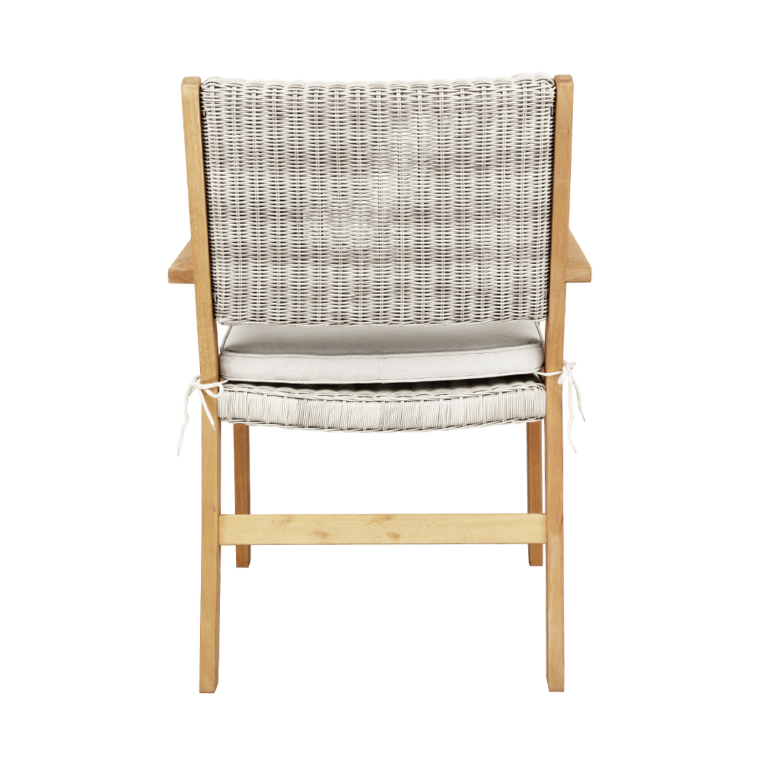 CAPRI CHAIR WOOD EUCALYPTUS WHITE GREY NATURAL 64,2x60xH88,5cm VN