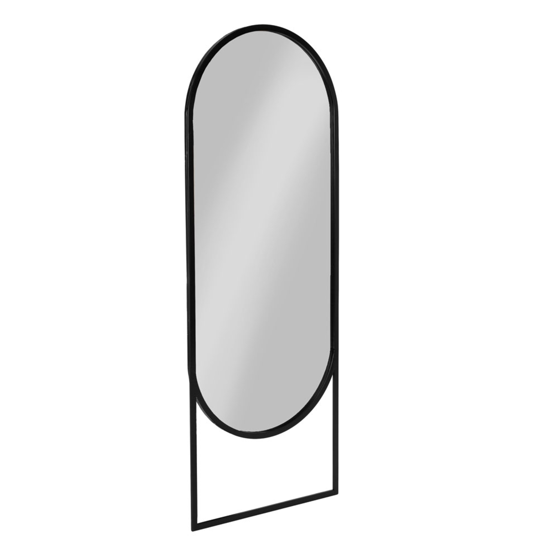 FREE MIRROR METAL BLACK 60x160