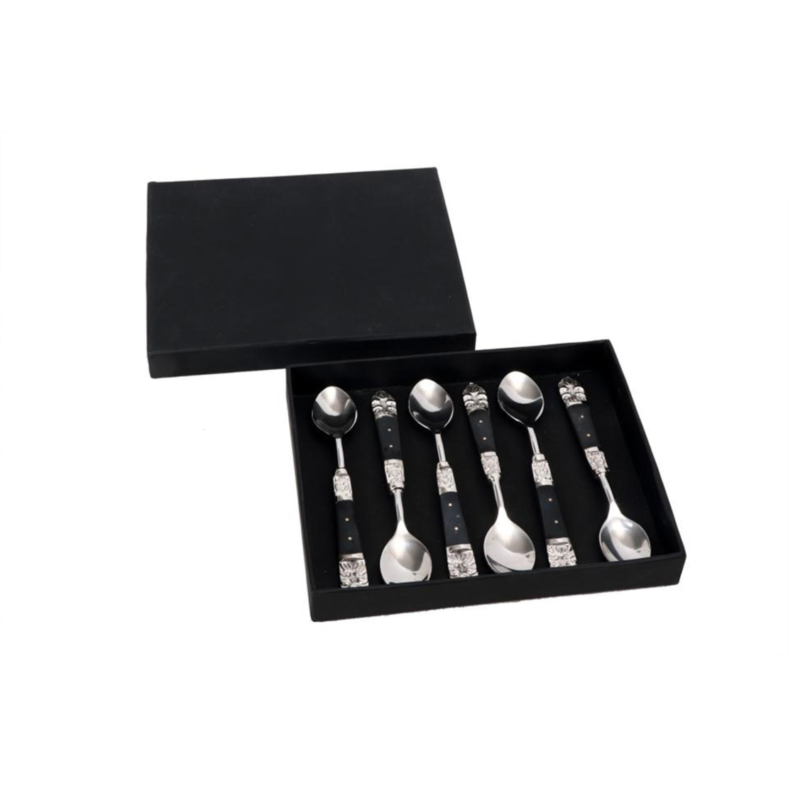 ROYAL SPOON STEEL RESIN BLACK 15x2,5xH1cm IN