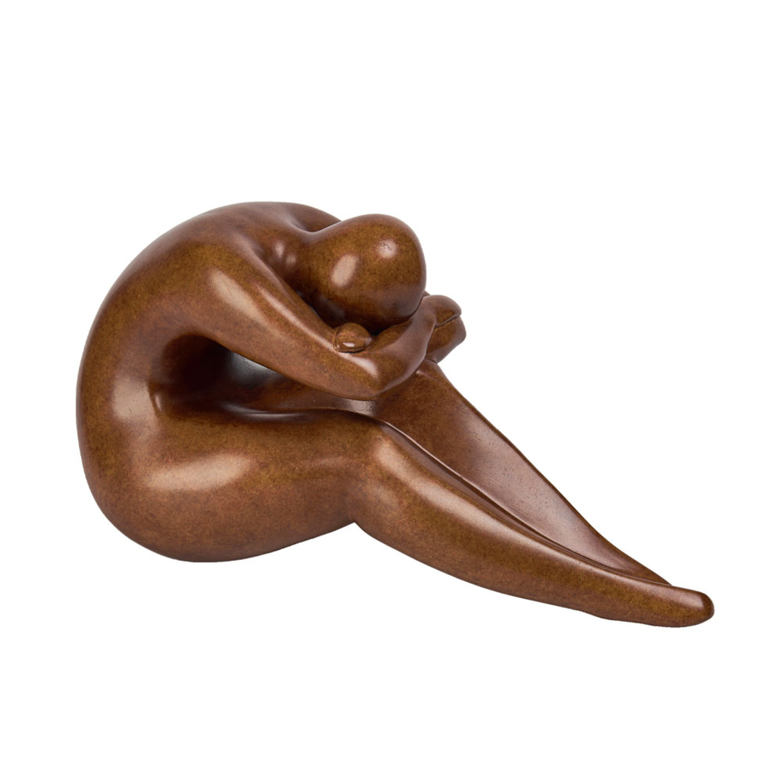 KARSON DECO FIGURE POLYRESIN BROWN 57x22,9xH30,4cm