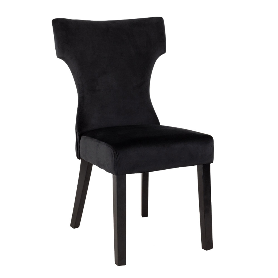 TORRO CHAIR FABRIC BLACK WOOD BLACK E1 PRC