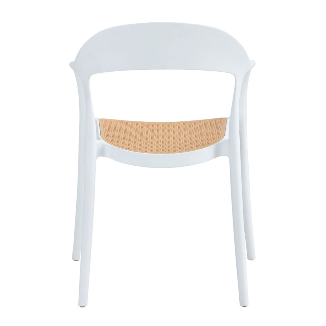 BISTROT CHAIR PP WHITE NATURAL PRC
