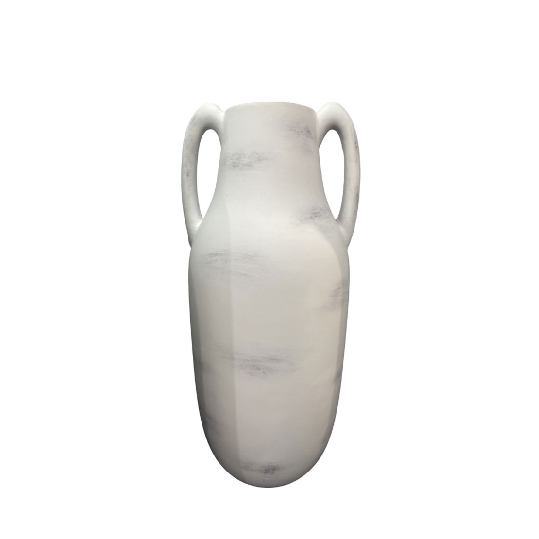 YDRA PLANTER FLOOR WHITE GREY 38,5x38,5xH90,5cm PR