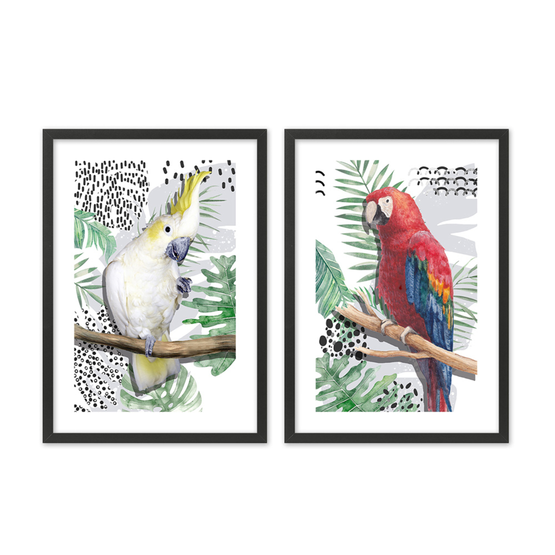 OMU 1 PAINTING SET 2PCS MDF MULTICOLOR PAPER FRAME