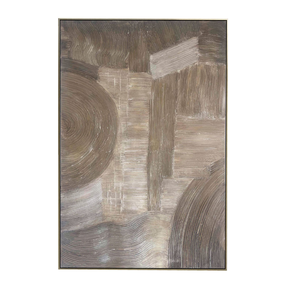 SUBVERSIVE PAINTING CANVAS CHAMPAGNE FRAME CHAMPAG
