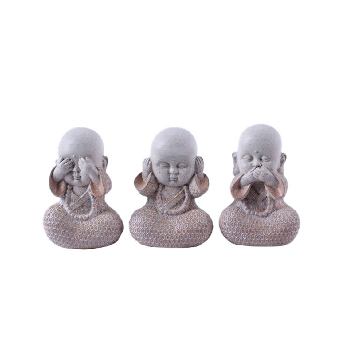 BULU DECO POLYRESIN TERRACOTTA GREY 9,5x7,5xH13cm