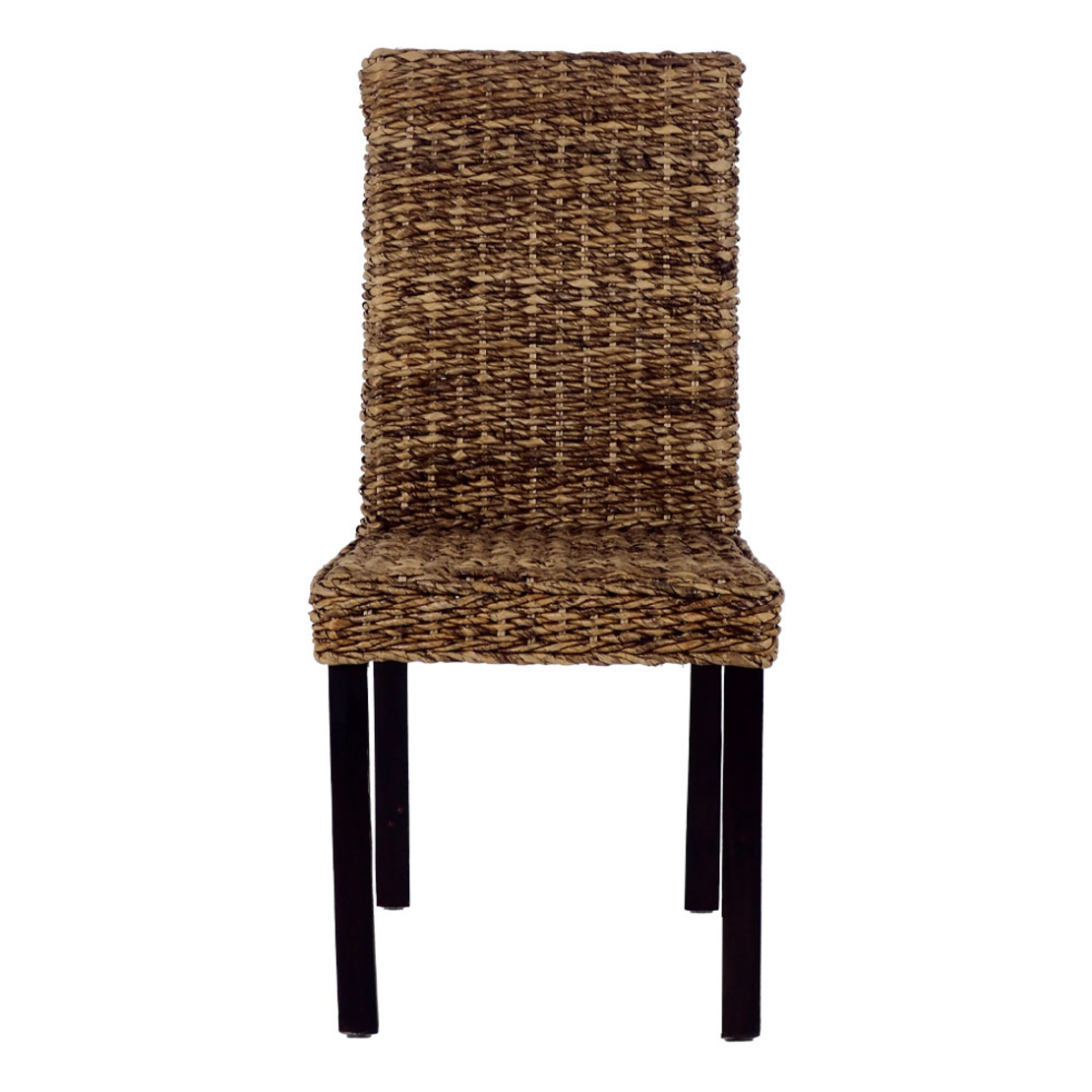 BALI CHAIR ABACA WALNUT BLACK ID
