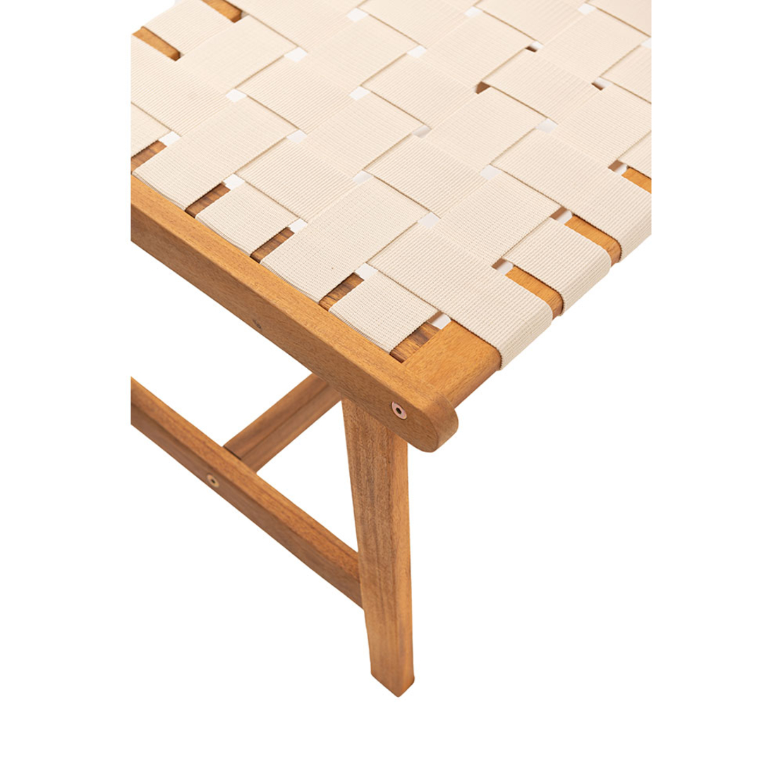 HASTAG STOOL NAYLON STRIPES BEIGE NATURAL 57x41xH36cm VN