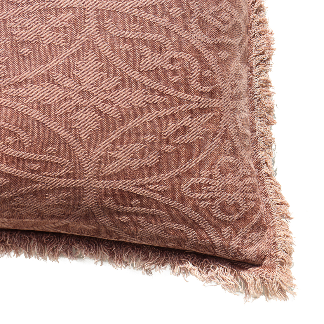 AMETHYST C DECOR CUSHION COTTON VELVET PUCE 50x50