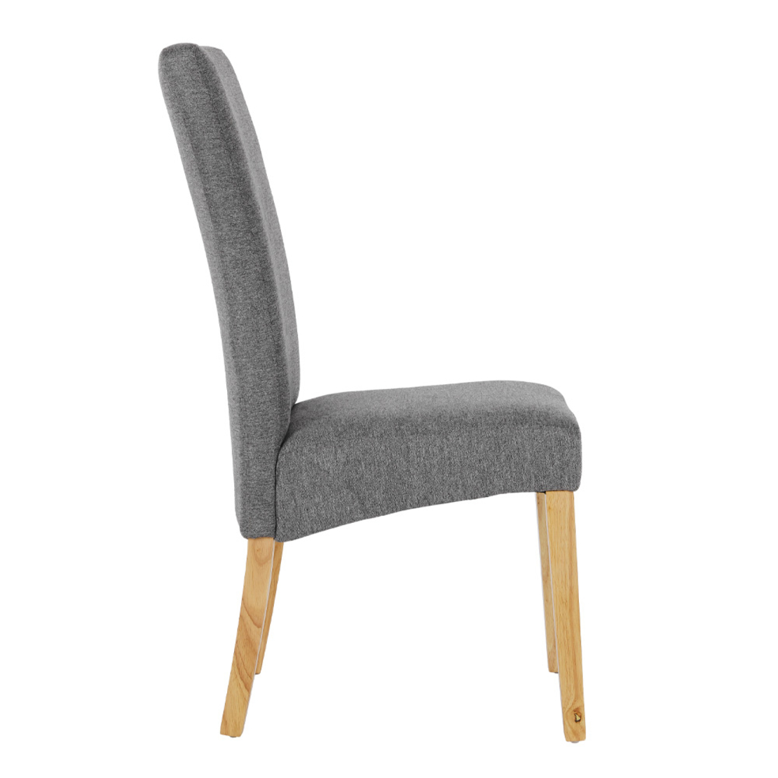 BRIDGE CHAIR FABRIC GREY LIGHT WOOD PINE NATURAL P