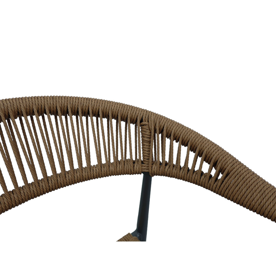 CARLA CHAIR ALUMINIUM BLACK WALNUT 56x59xH78cm PRC