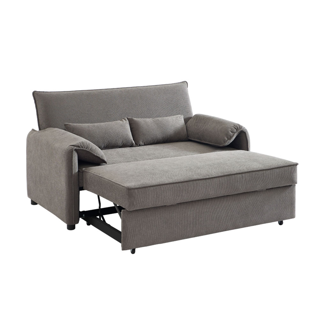 RUBIK SOFA BED 3SEAT FABRIC GREY FABRIC E1