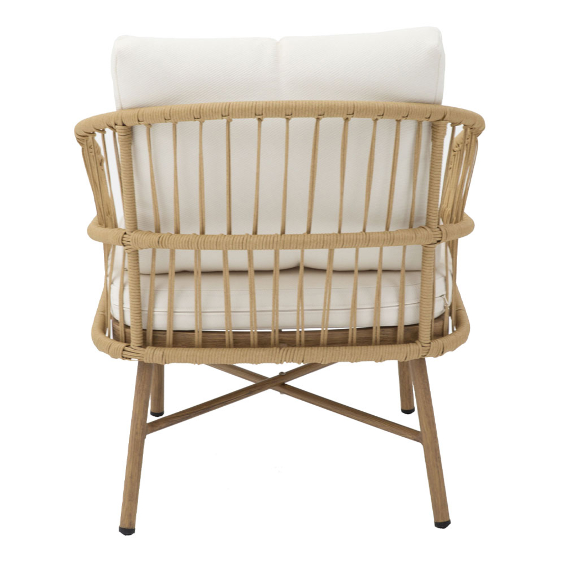 CAVE LOUNGE SET 1+2+1 ALUMINIUM NATURAL PRC