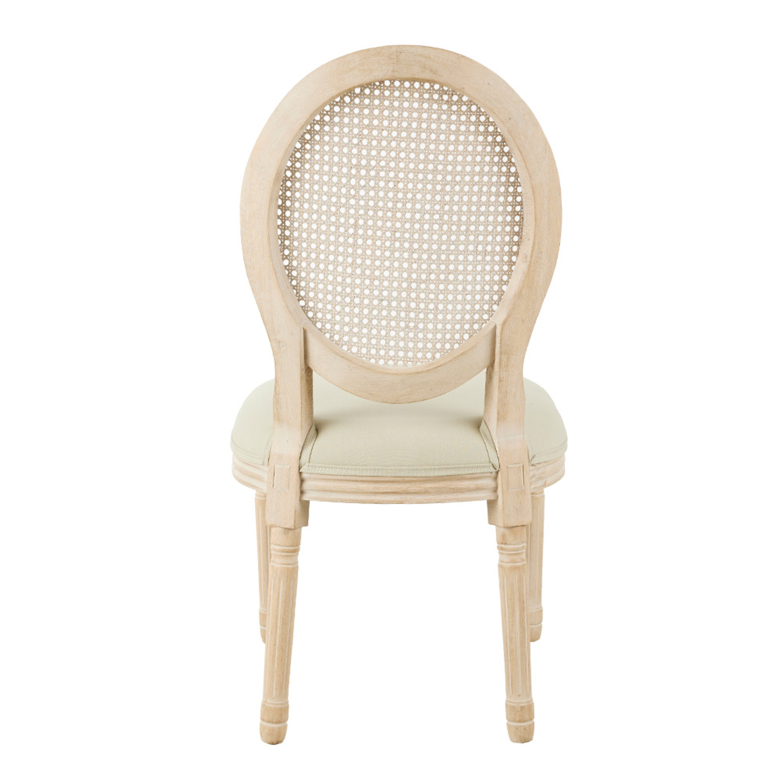 LUDOVIQUE CHAIR WOOD BIRCH /RUBBERWOOD SAND BEIGE RATTAN NATURAL PRC
