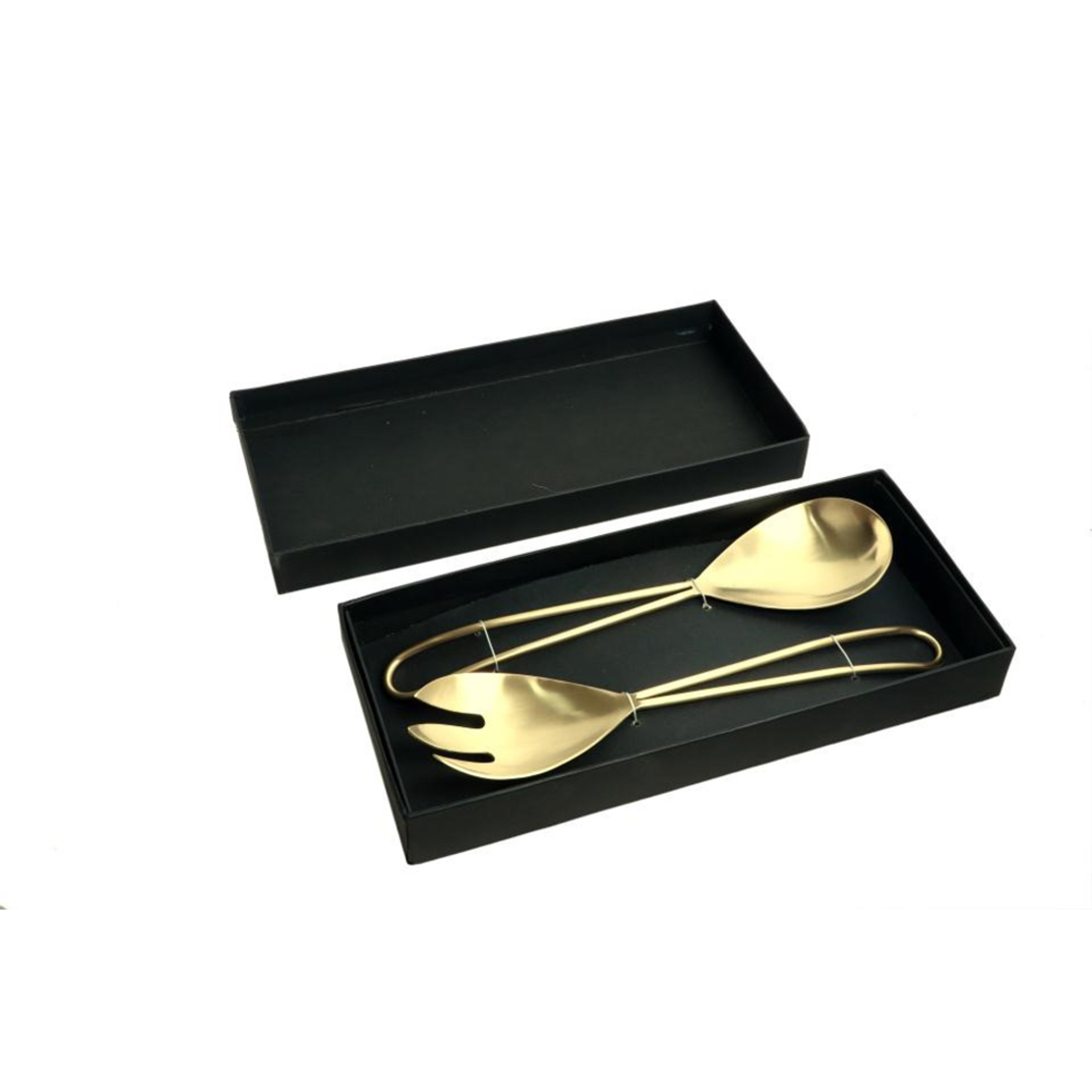 MATT SERVING SET STEEL GOLD 29x7xH2cm IN