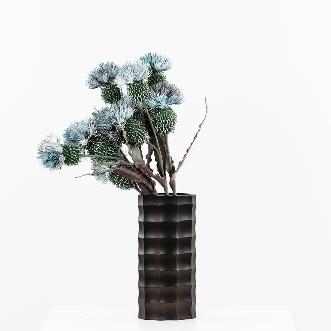 COSMOS ARTIFICIAL FLOWER EVA FOAM BLUE GREEN H90cm