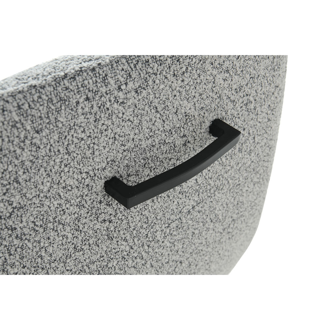 ARM CHAIR FABRIC GREY LIGHT METAL BLACK MAT E1 PRC
