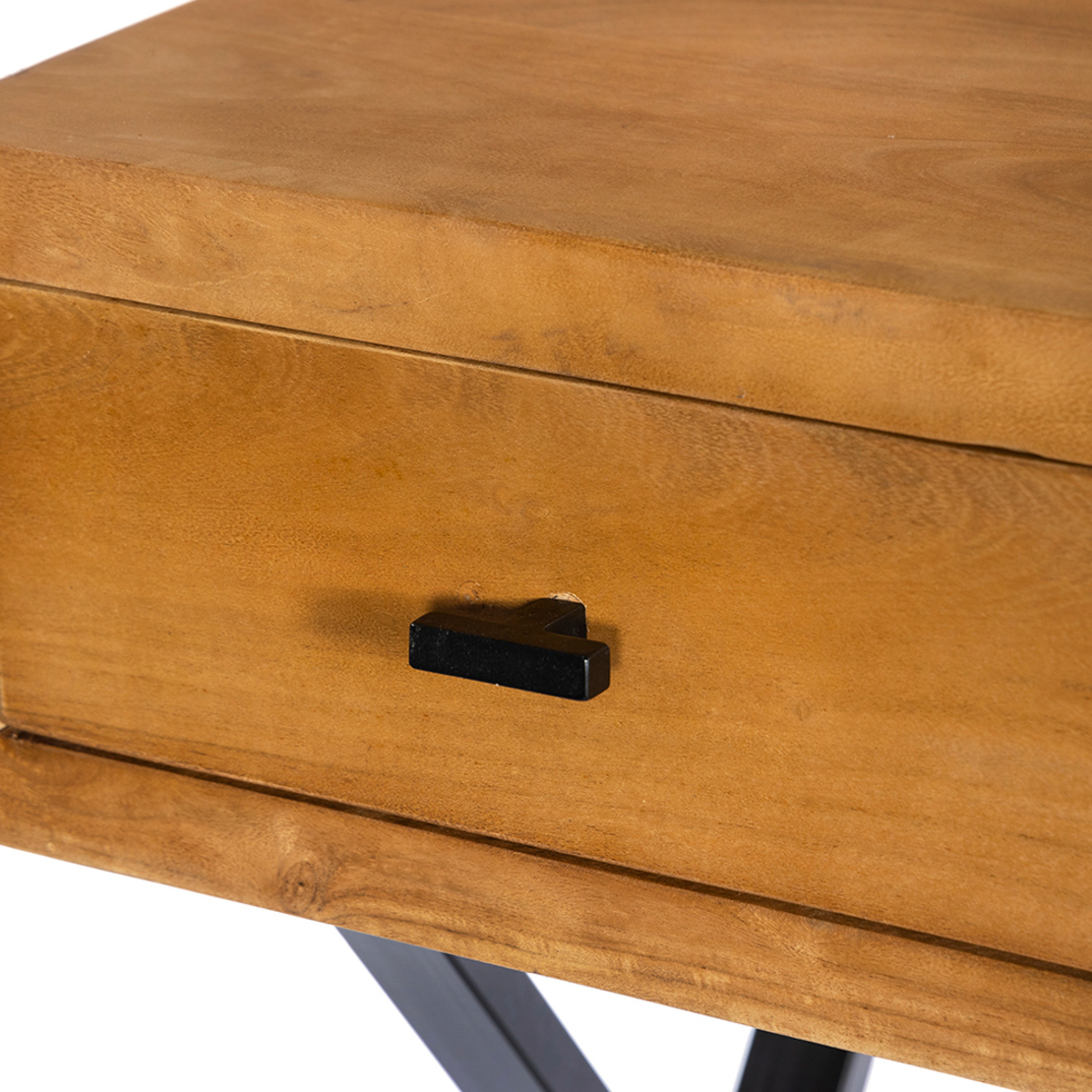 SCRIVANIA DESK WOOD ACACIA WALNUT 118x55xH78cm IN