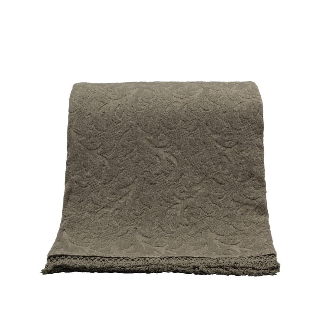 DAMASKO THROW COTTON BEIGE 130x170cm IN