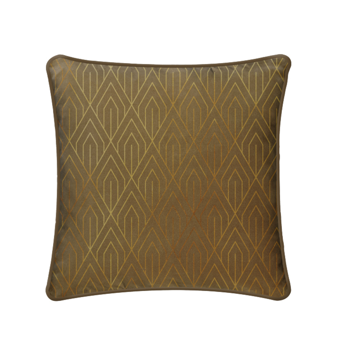 FAMA DECOR CUSHION VELVET CARAMEL GOLD 45x45cm PRC