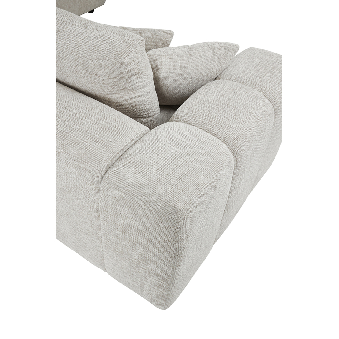 TOMOS SOFA CORNER LEFT EASY CLEAN FABRIC BEIGE E1 EU