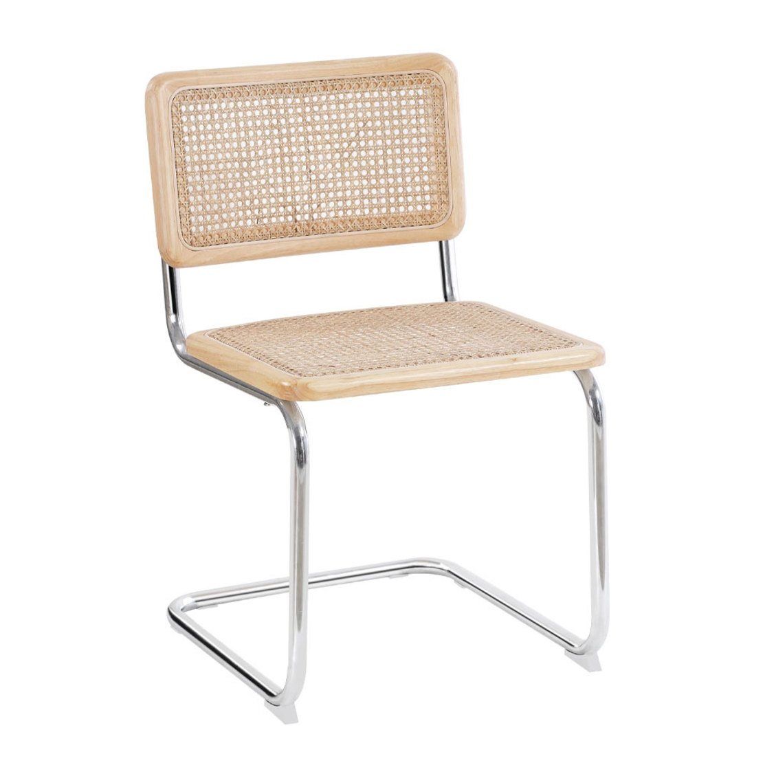 BROYER CHAIR WOOD RUBBERWOOD NATURAL RATTAN PRC