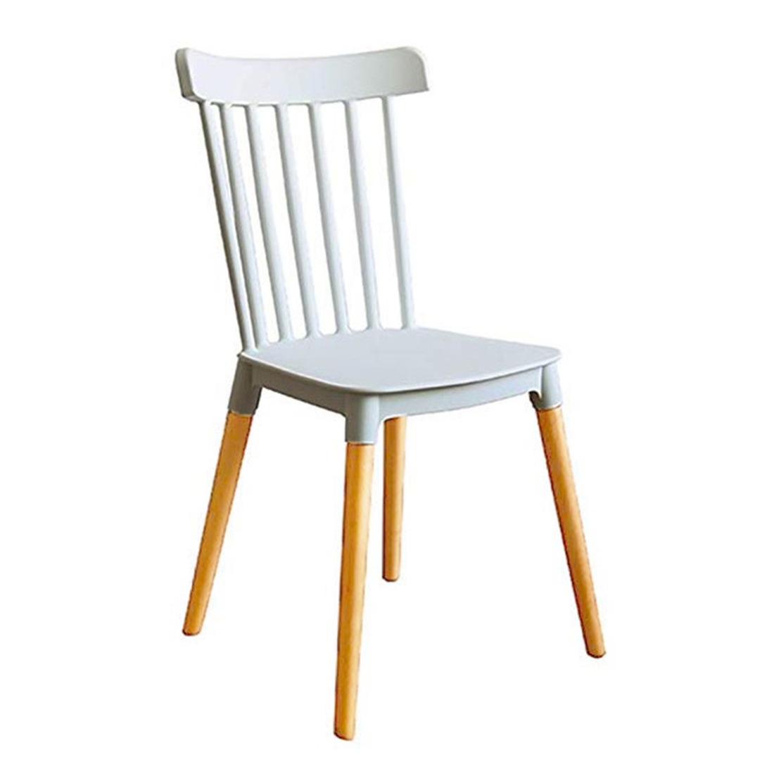 AMERICA CHAIR PP WHITE WOOD NATURAL E1 PRC