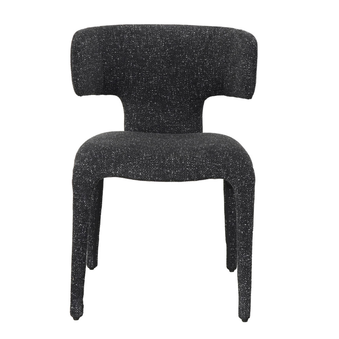 CAPO CHAIR FABRIC BLACK METAL E1 PRC