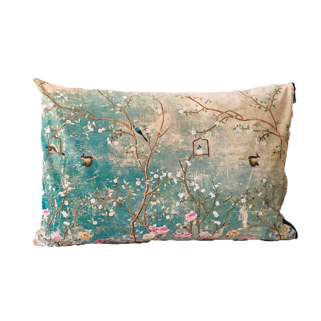 JAPAN DECOR CUSHION VELVET POLYESTER MULTICOLOR 40